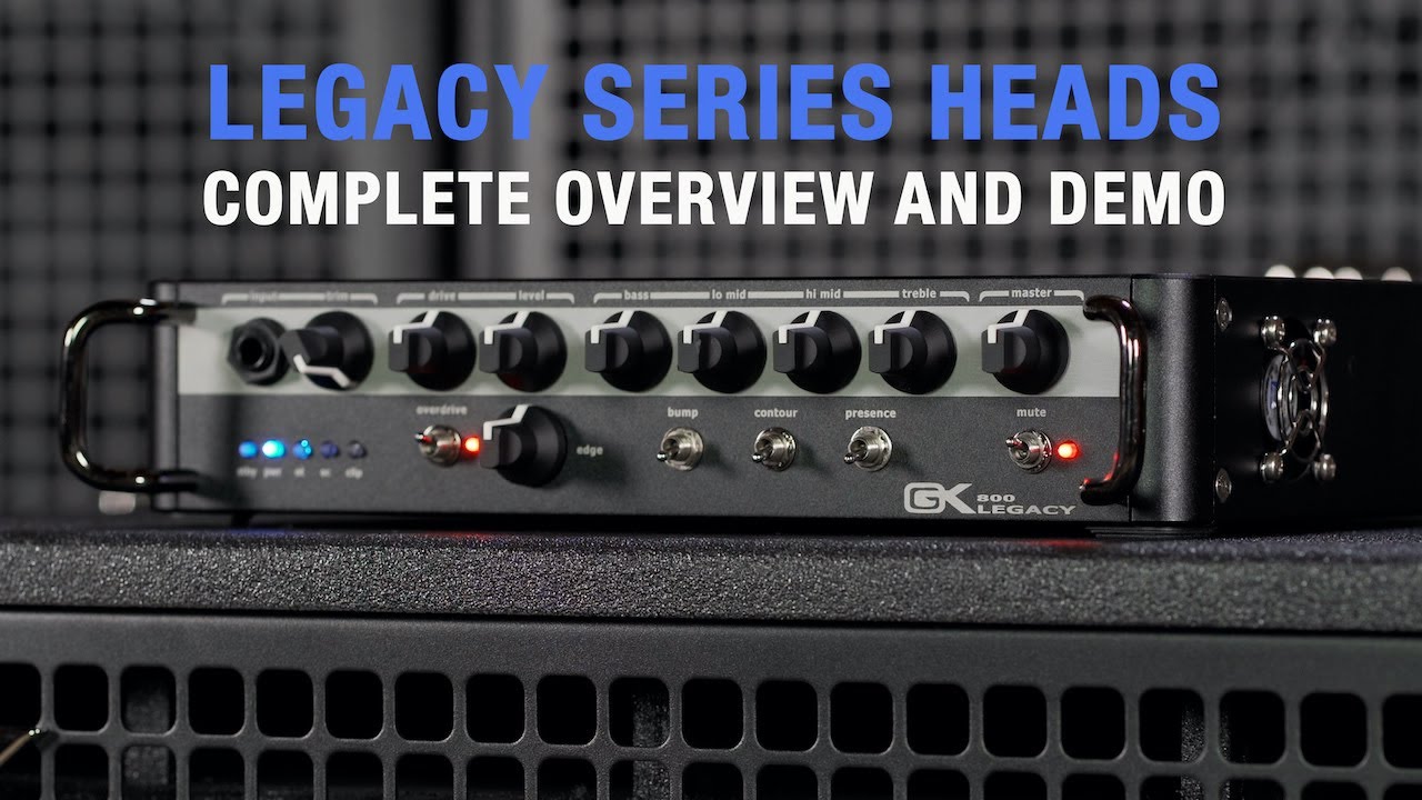 Головки серии Gallien-Krueger Legacy: полный обзор и демонстрация