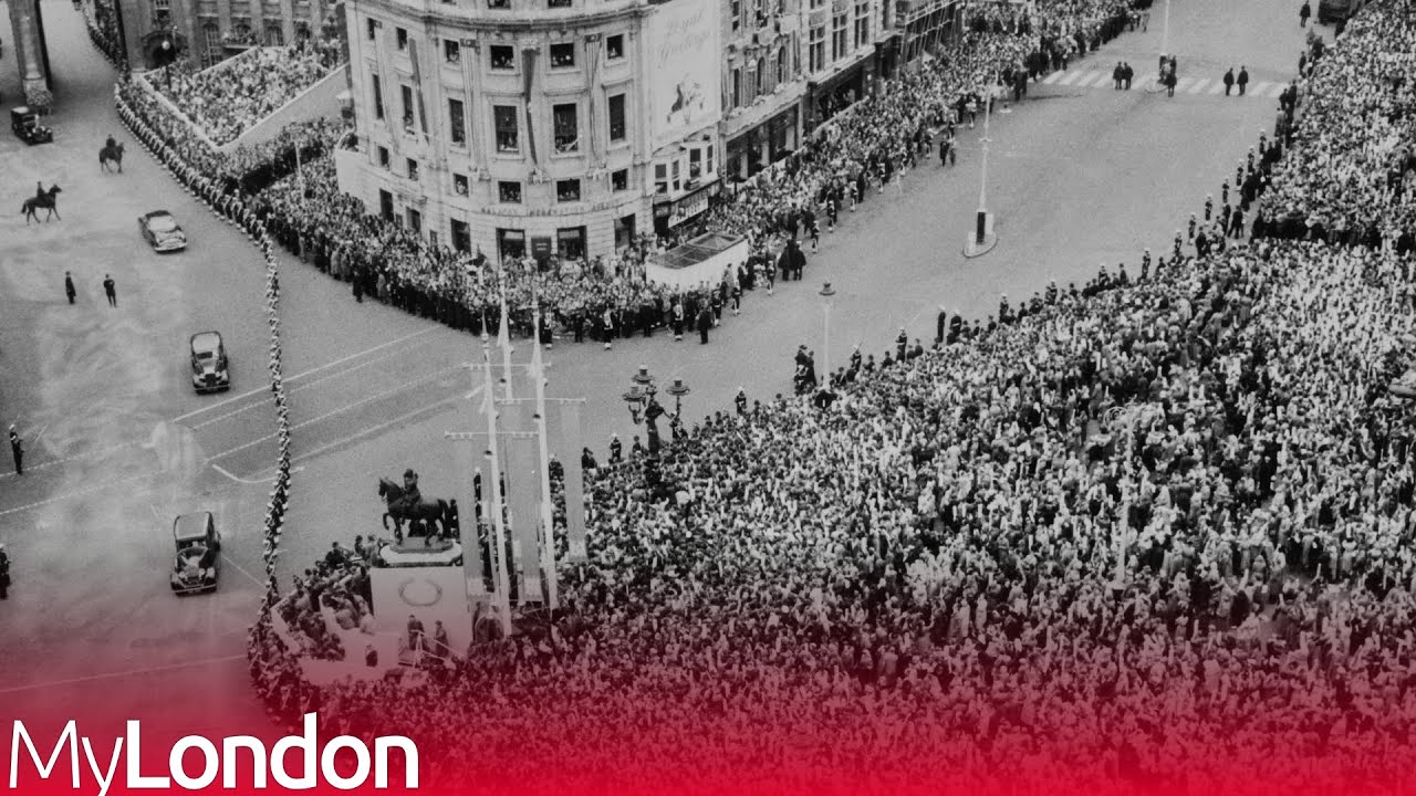 Rarely-seen footage shows what London’s roads looked like ahead of 1953 Coronation