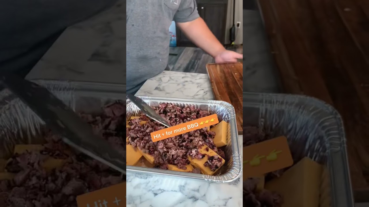 How do you use your left over brisket?? Let me know below 👇👇 #bbq #brisket #brisketqueso