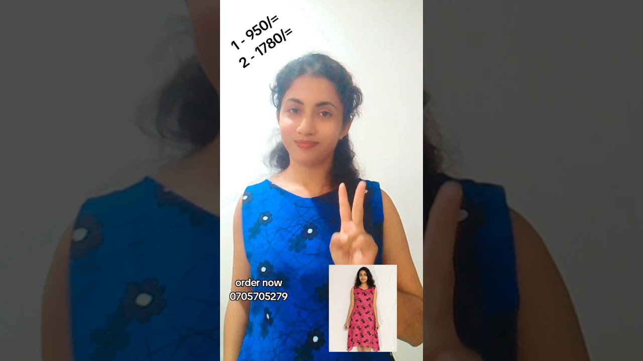 ගමුද simple frock එකක් 🥰🥰