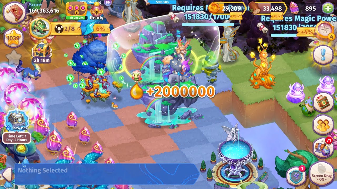 Merge Magic! Exalted Waterfall Wonder (Blessed Trees) Part 2 🪄