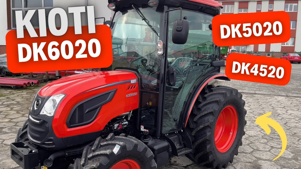 KIOTI DK6020 / DK5020 / DK4520 - zwinny ciągnik z ciekawymi rozwiązaniami | Prezentacja