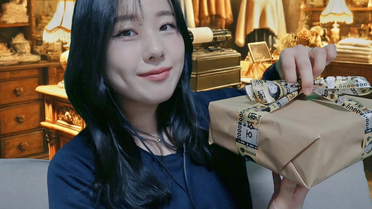 𝐀𝐬𝐦𝐫_ 포근한 분위기 선물가게🎁|바스락 선물포장ASMR| shopping roleplay