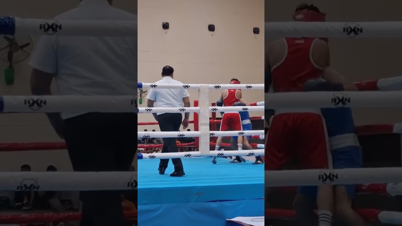 Kurukshetra all India university boxing fight #shorts