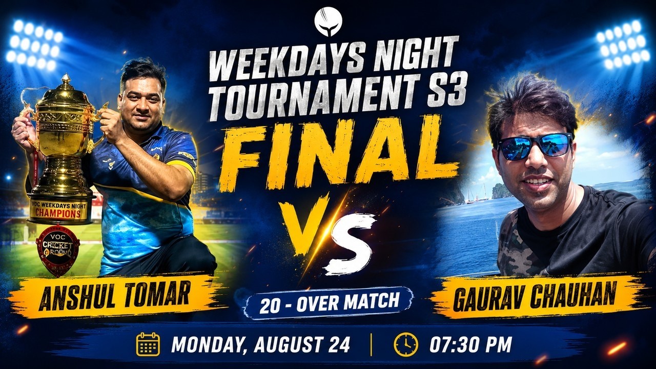 🔴 LIVE | Cricket Match at VOC Cricket Ground Noida | Ball by Ball Score | CricHeroes Live