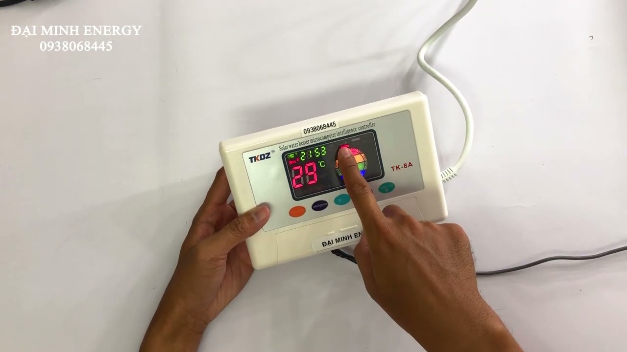 Hướng dẫn cài đặt bộ điều khiển NLMT TK-8A | Controller for solar User Manual | 0938068445