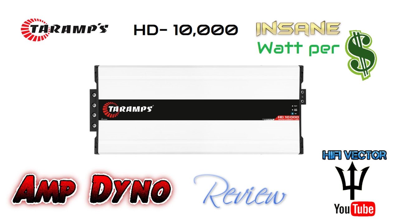 New 2025 Taramps HD 10K 10,000 watt amplifier amp Dyno review