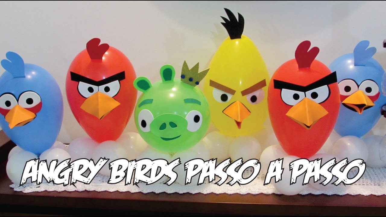 Centro de mesa Angry Birds