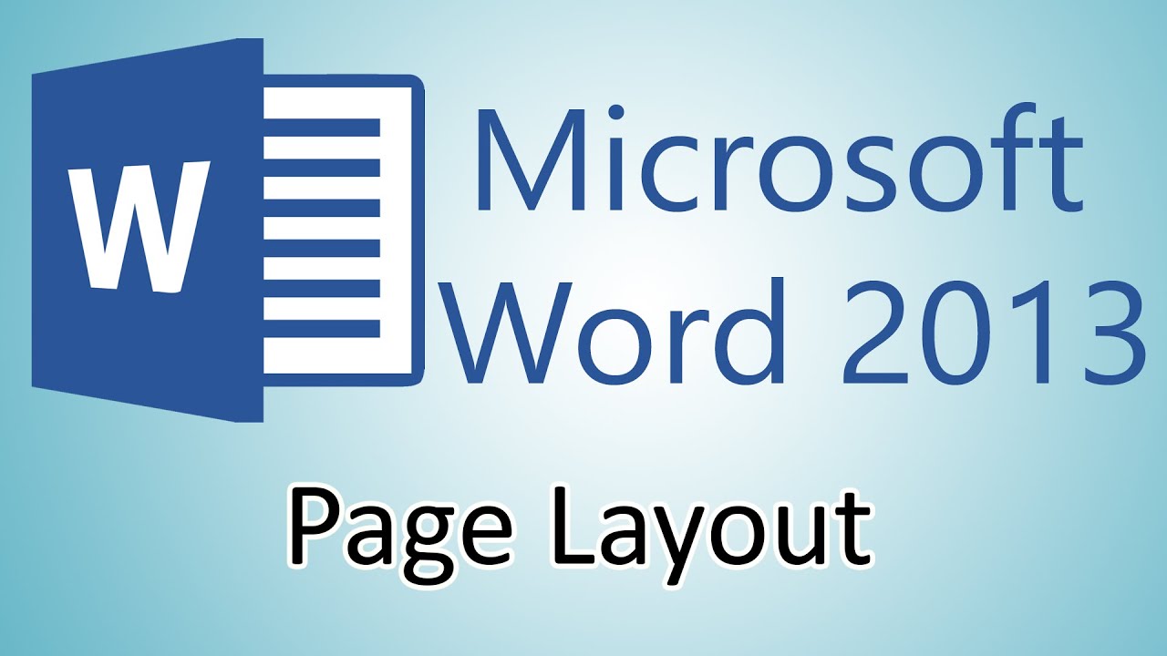 Microsoft Word 2013 Tutorials - Page Layout