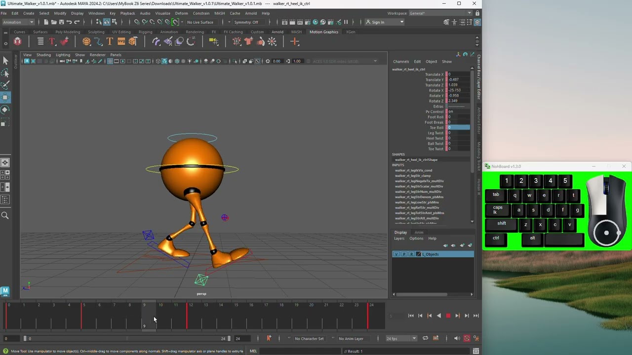 Tutorial singkat Ultimate walker wal cycle