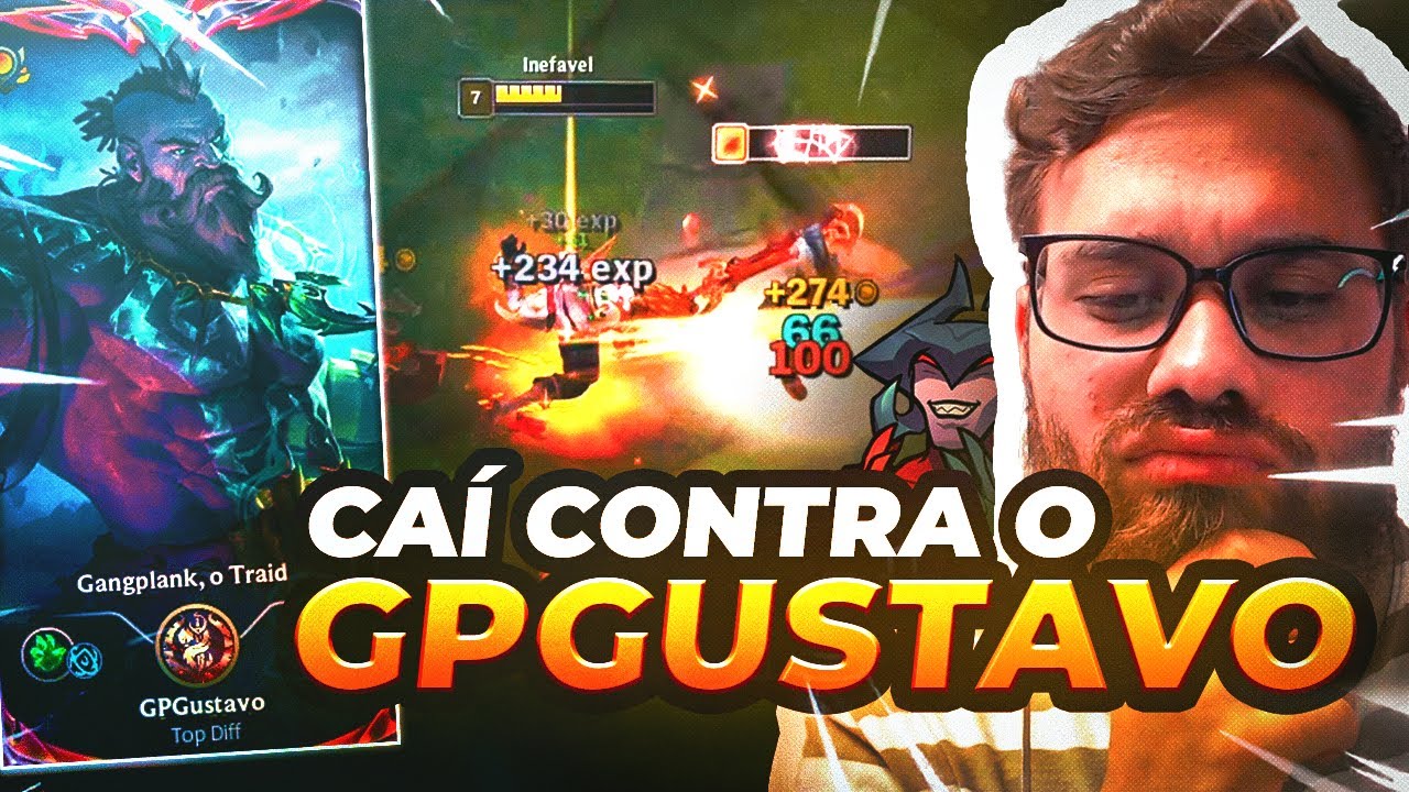 JOGUEI CONTRA UM MONO GANGPLANK