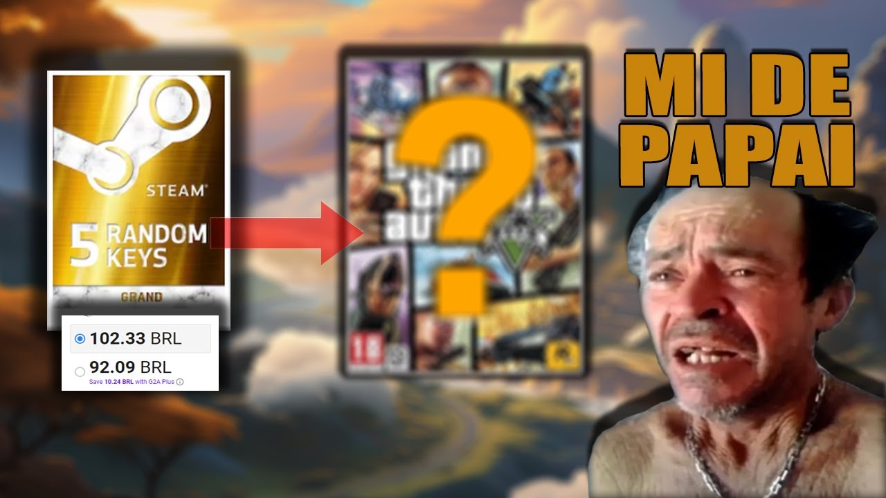 ABRINDO CHAVES ALEATÓRIAS DA STEAM #2 ( zerei a banca kkkk)