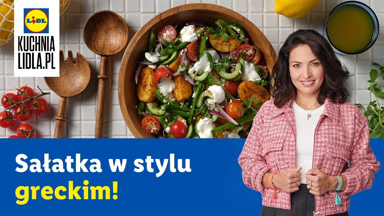 Sałatka w greckim stylu z młodymi ziemniakami | Kinga Paruzel & Kuchnia Lidla