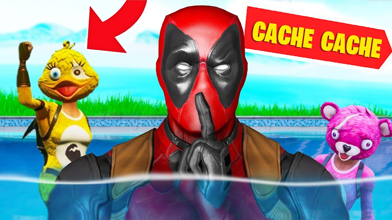 CACHE CACHE AVEC DEADPOOL !! FORTNITE !!