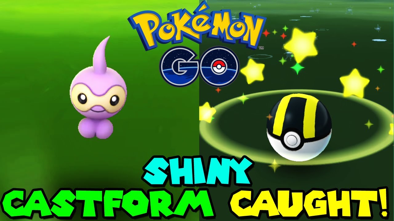 SHINY CASTFORM CAUGHT IN POKEMON GO - NEW SHINY POKEMON