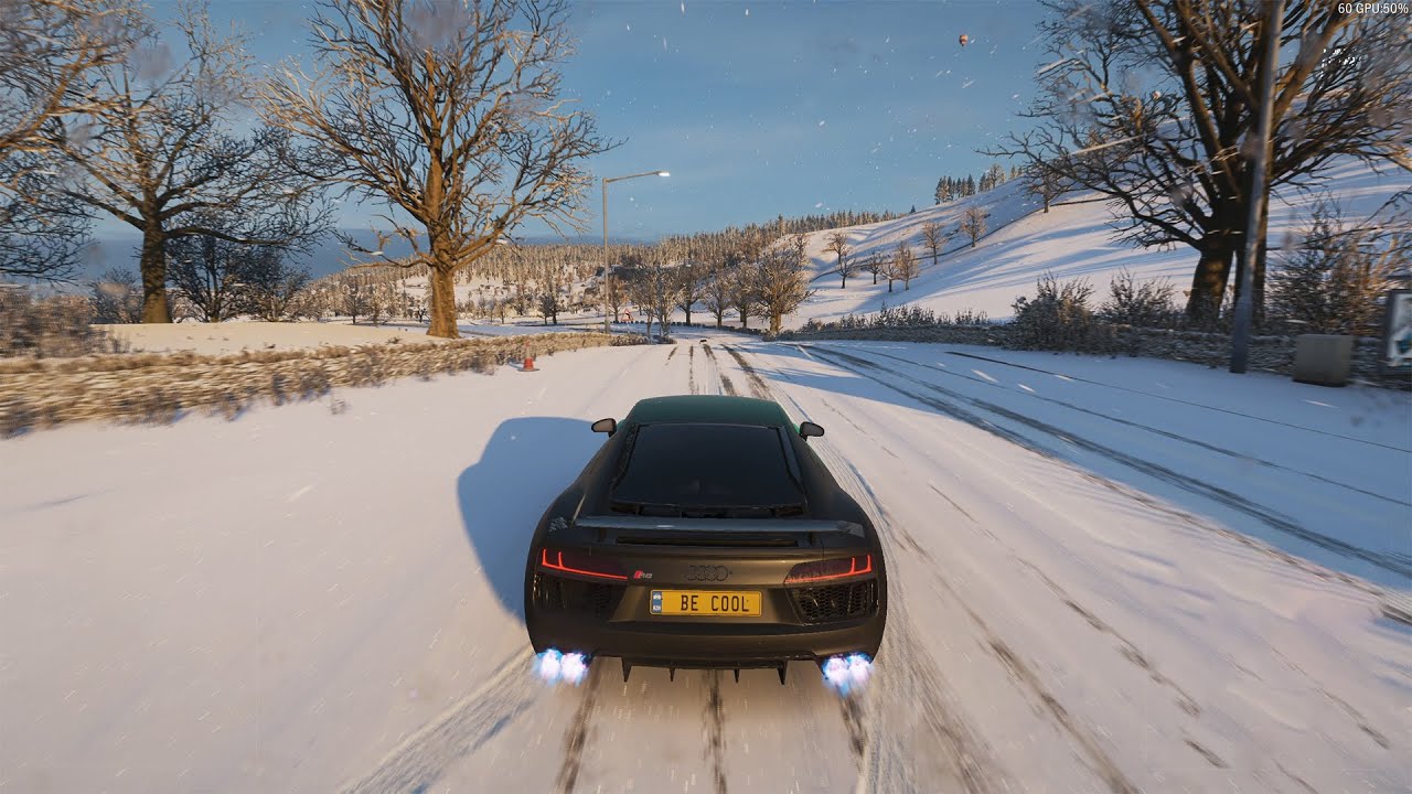 Forza Horizon 4 Is a Beautiful and Fun Game - Winder Season - Audi R8 V10