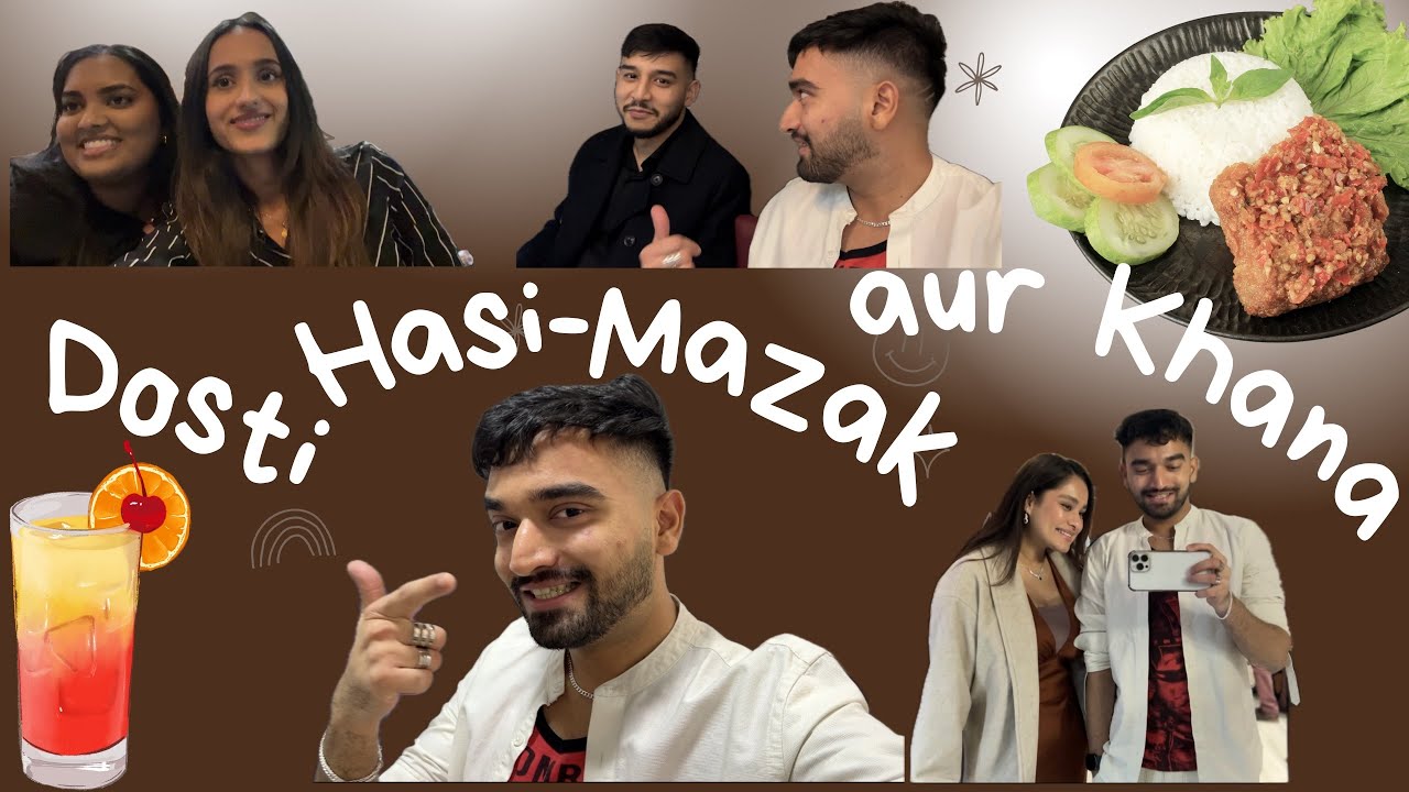 Dosti, hasi-mazak aur khaana! 😄🍽️✨