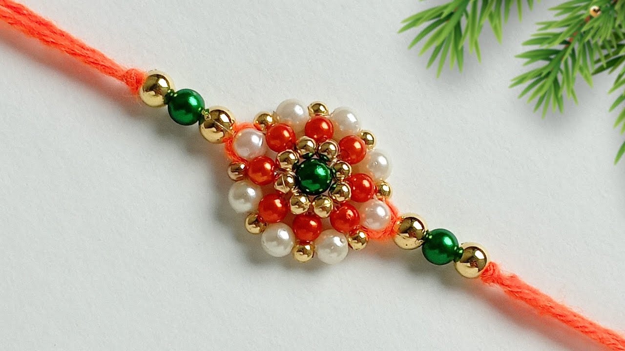 How to make rakhi at home for school competition | handmade rakhi ideas | rakshabandhan rakhi design