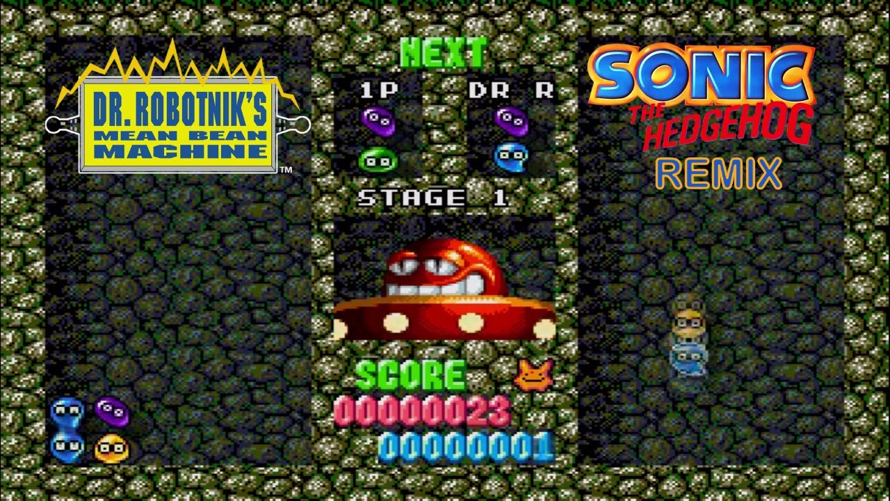 Dr. Robotnik's Mean Bean Machine - Stages 1-4 Sonic 1 remix