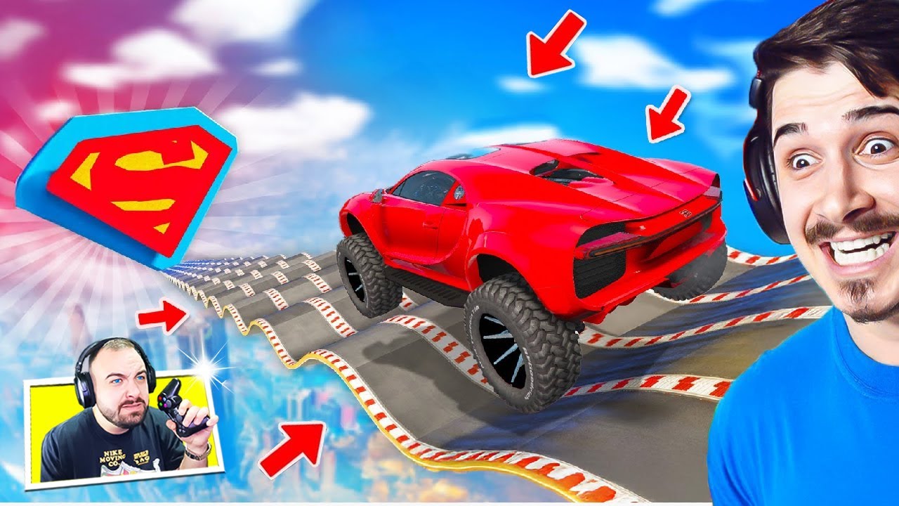 PRIJATELJ I JA IGRAMO NAJJAČU SUPER HEROJ FACE TO FACE TRKU U GTA 5!! 🚗🦸‍♂️🏁