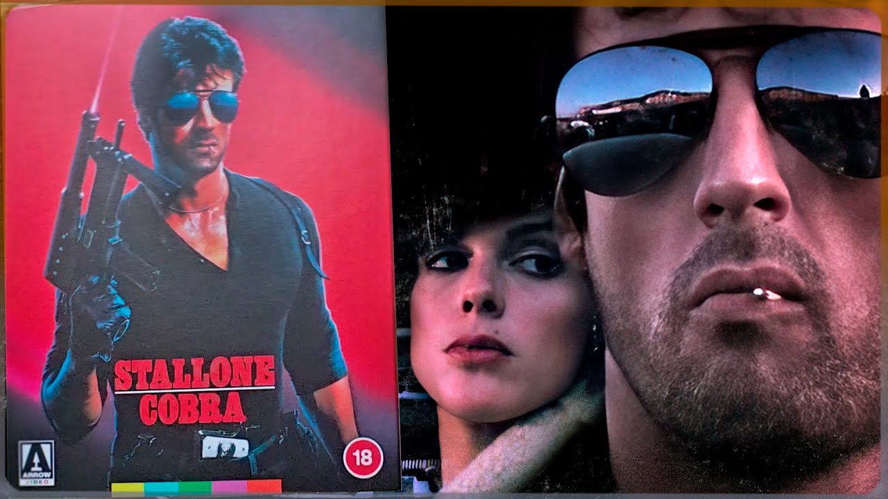 Kaikki STALLONE COBRA 4K Arrow Video uutuudesta! TV-versio sek&auml; K16- ja K18-VHS leikkaukset!
