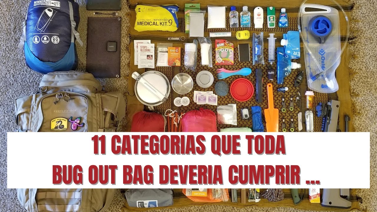 Faça as Malas! Categorias e detalhes de Coisas que Praticamente toda Bug Out Bag Deveria Ter
