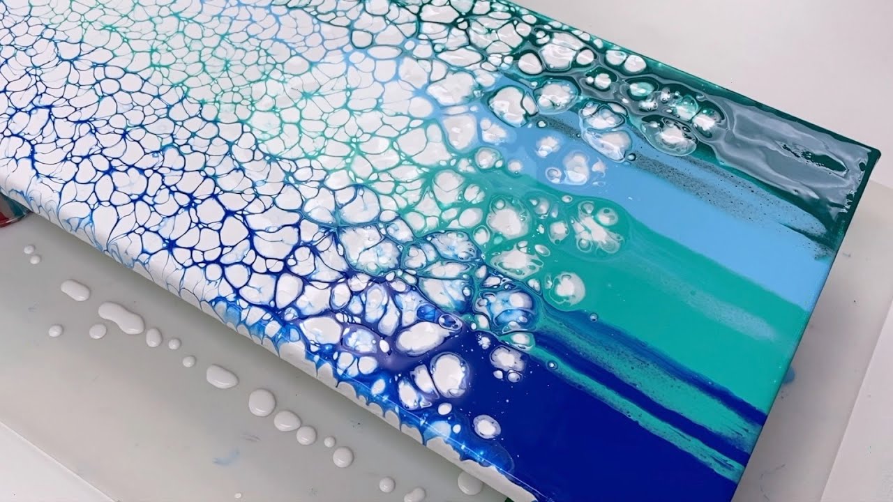 42. Easy Acrylic Swipe | Acrylic Pouring Tutorial