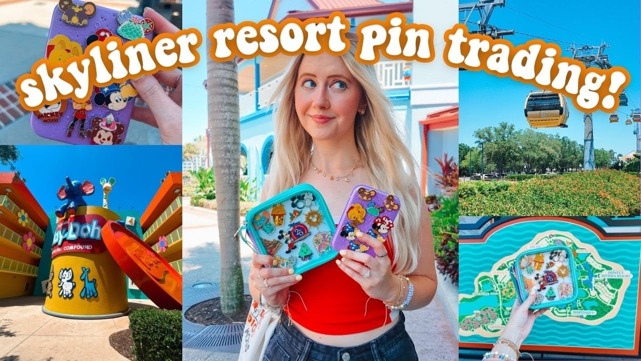 Skyliner Resort Hopping!✨*pin trading, resort merch, & more!*