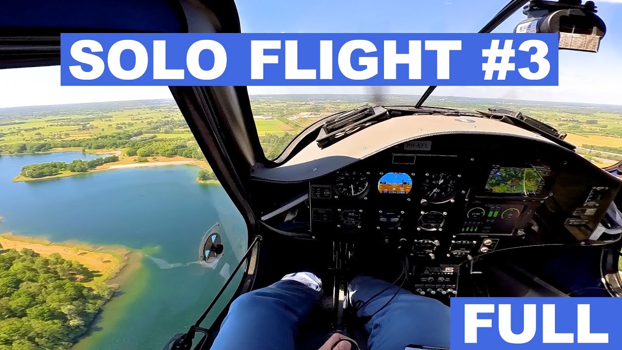 My third solo flight, it's getting better! 🛩️ - Solo Flight  #3 - Full - My Journey to PPL(A)