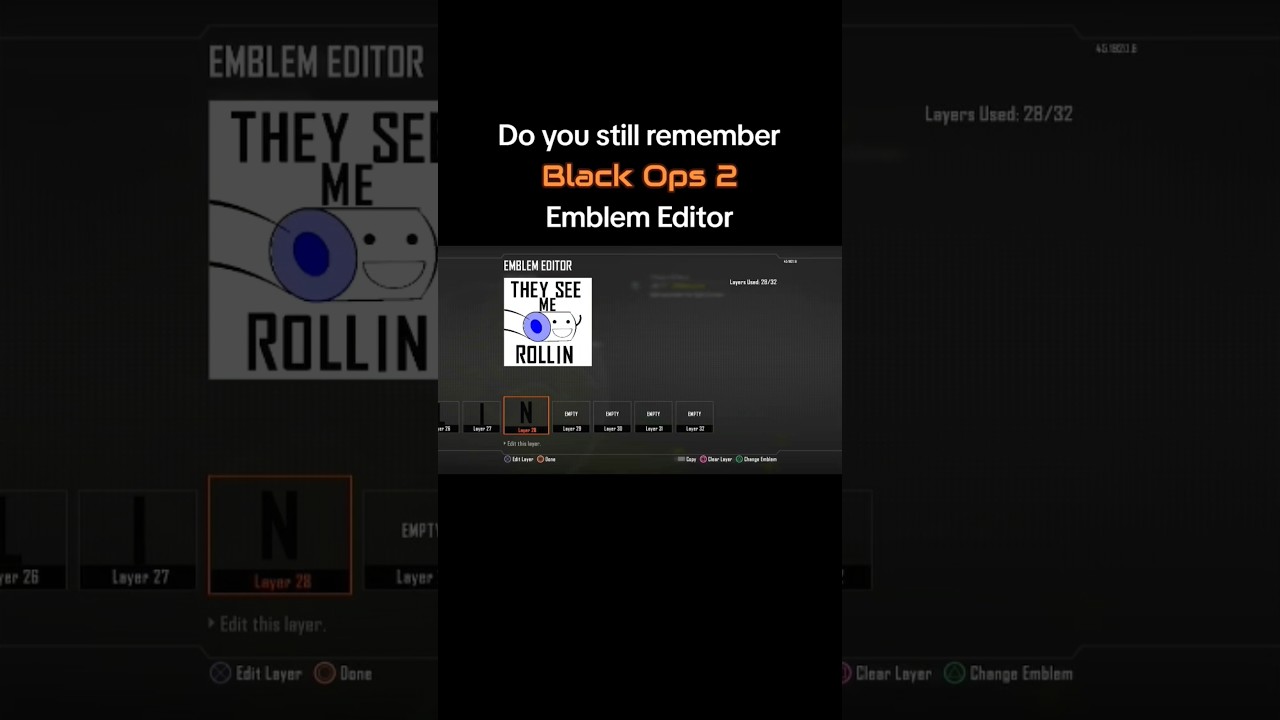 Black Ops 2 Emblem Editor🔥 Still working in 2025🤝 #callofduty #blackops2 #bo2