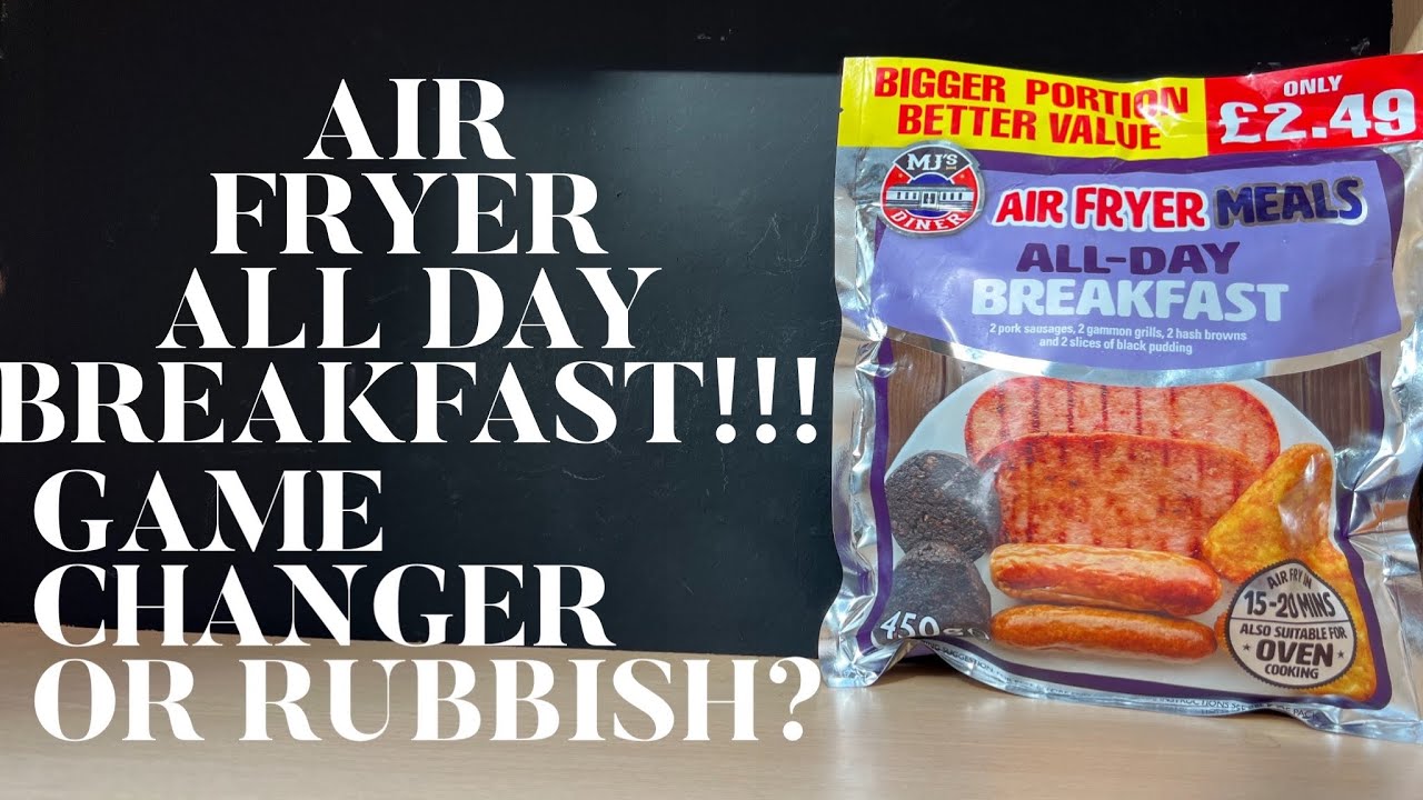 All Day Breakfast In An Air Fryer? , Farm Foods Air Fryer Meals All Day Breakfast Review