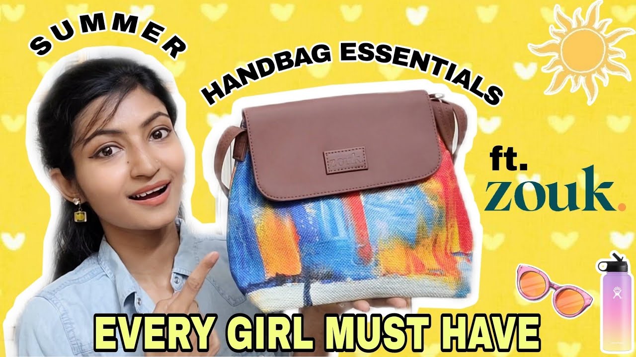 Summer Handbag Essentials☀️ || What's in My Sling Bag ft. Zouk | Its makeover tym