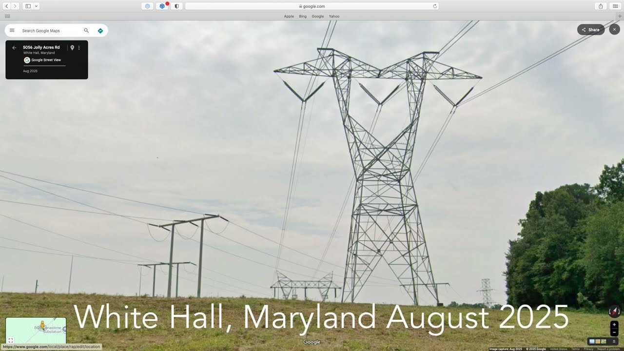 Powerlines in Maryland USA (PART 12), (Updated)