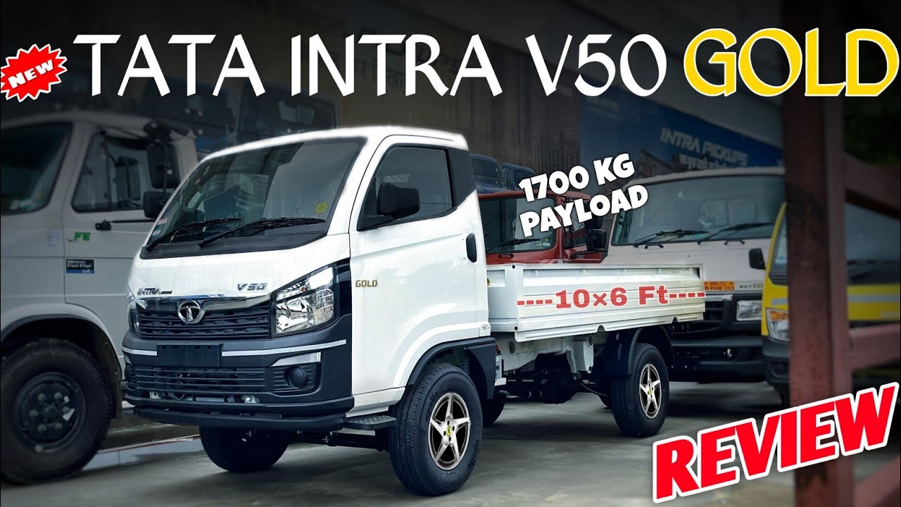 Tata Intra V50 Gold 2025 Review | New Model Features, Mileage & Price 🔥🚚