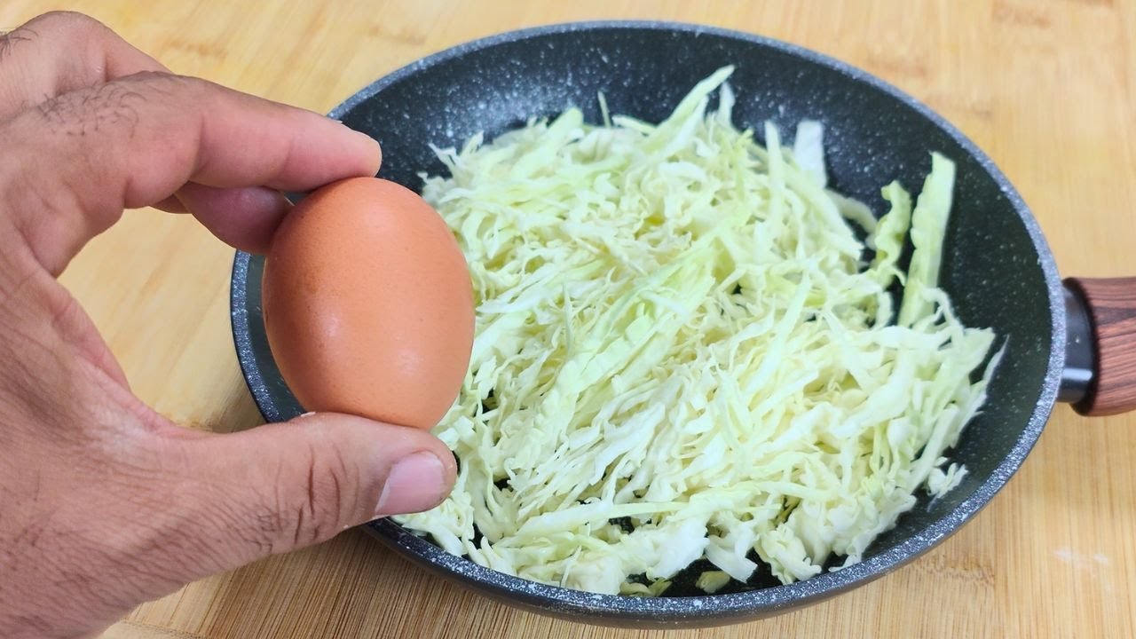 Essa receita de repolho e ovos &eacute; t&atilde;o deliciosa Saud&aacute;vel, r&aacute;pida