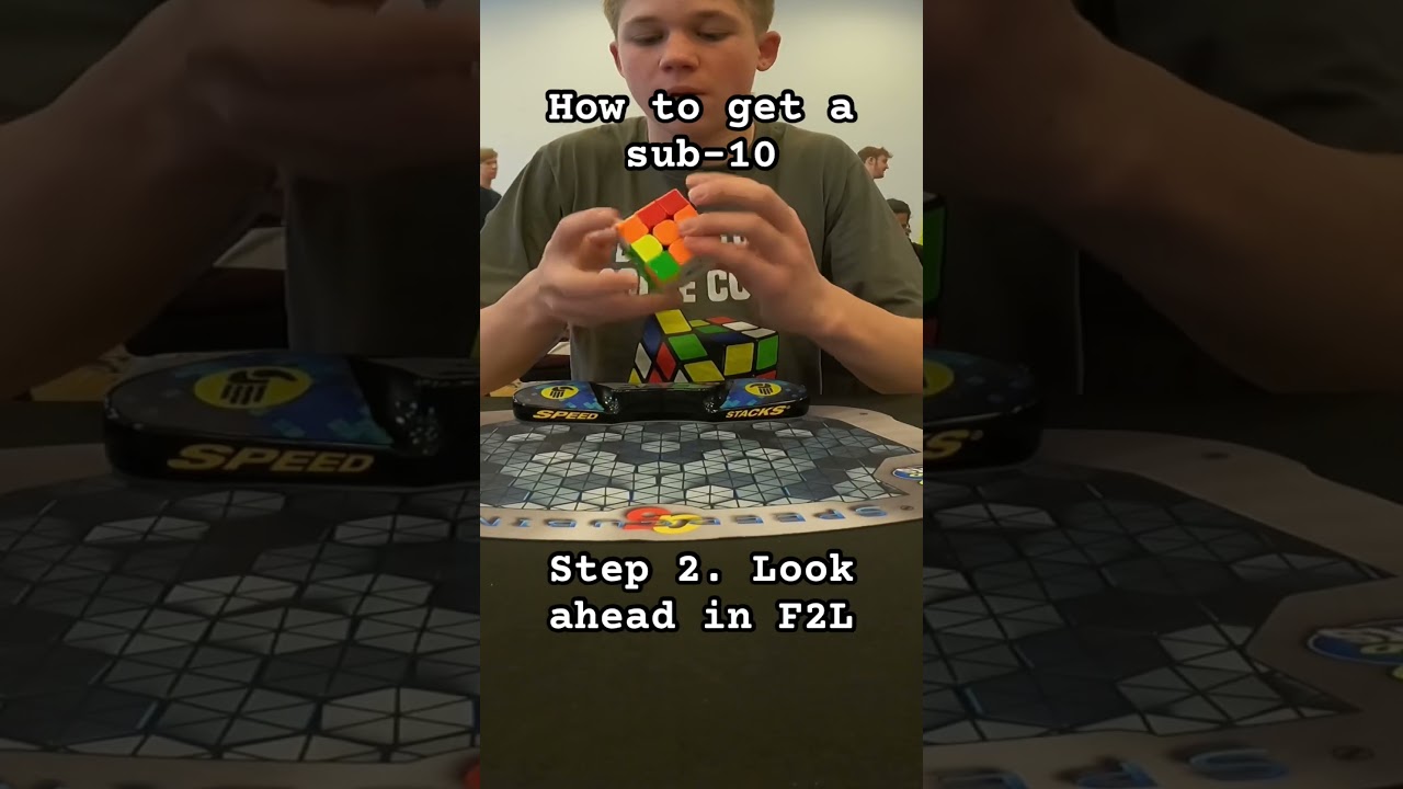 How to get a sub-10 #cubing #shorts