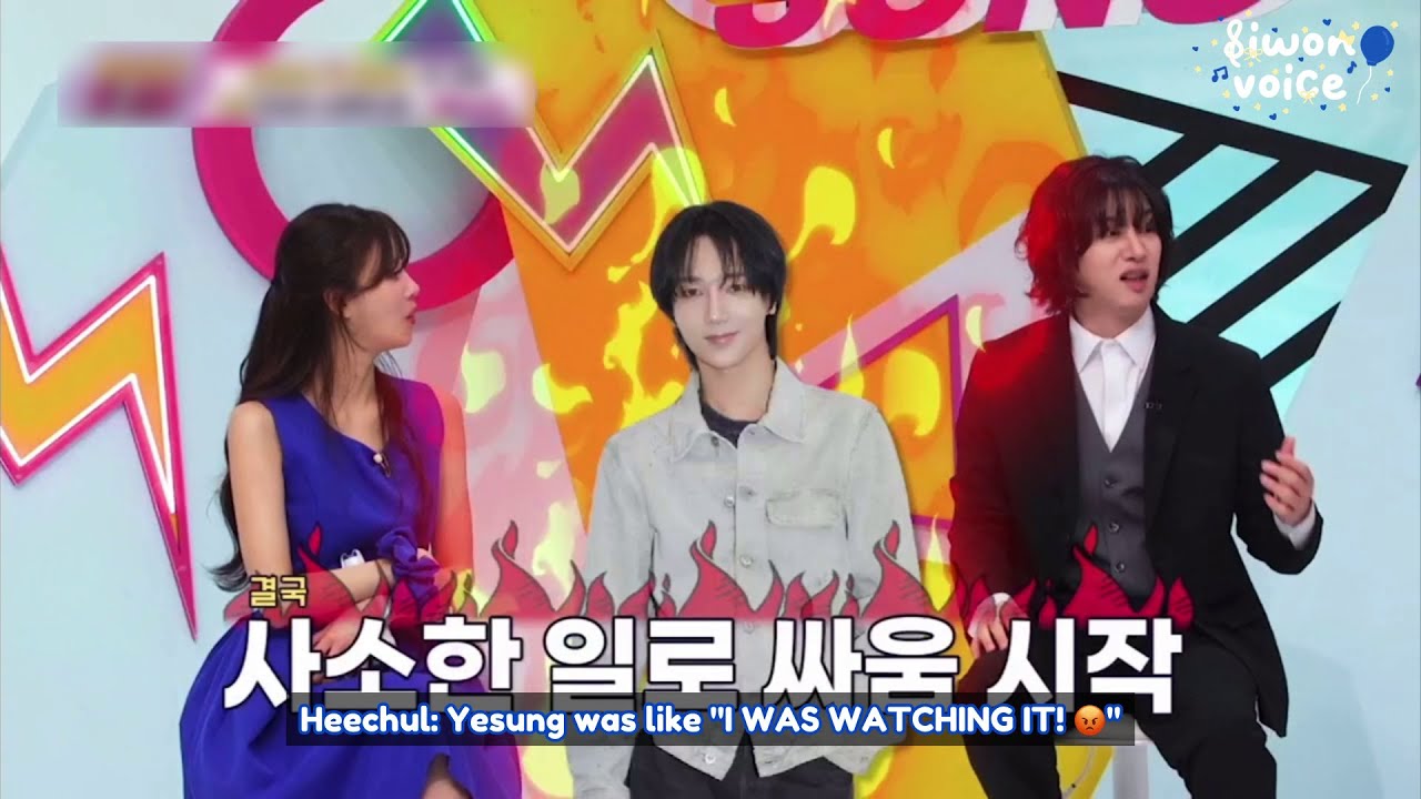 [ENGSUB] Heechul, Yesung & Kangin dorm fight (250711 20th Century Hit Song)