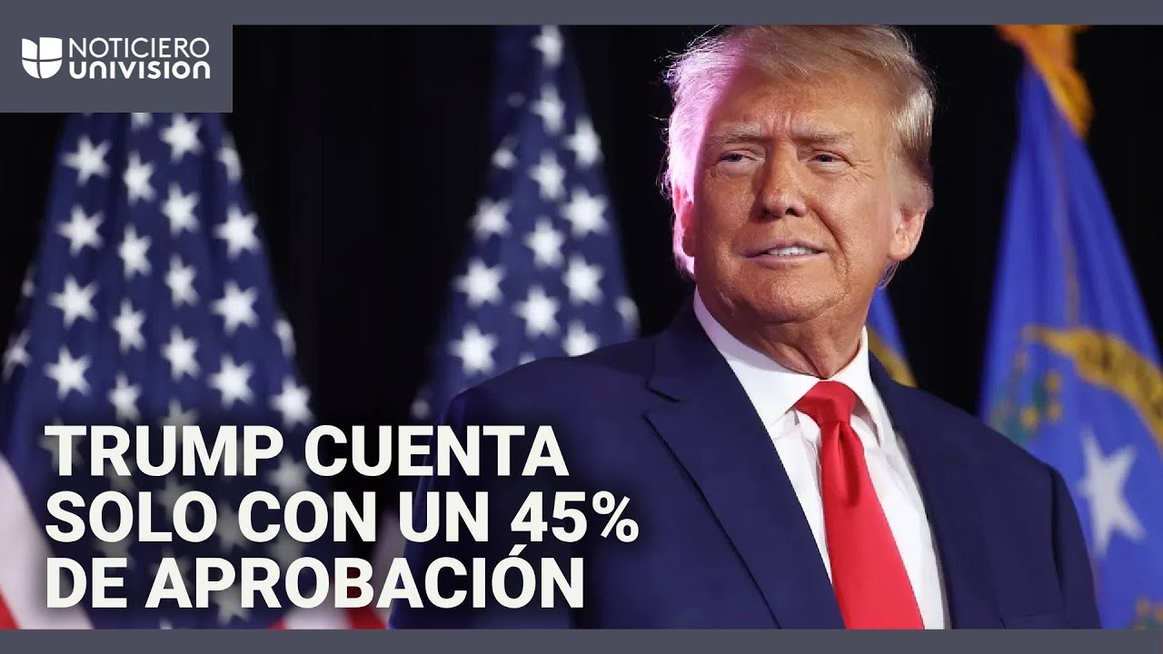 Popularidad de Trump es una de las m&aacute;s bajas desde la Segunda Guerra Mundial, seg&uacute;n encuesta
