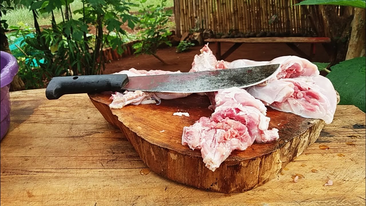 Carne de Coelho, Preparando, Temperando e Comendo na Roça e Maionese Caseira |狩猎和准备兔肉| DoSidi