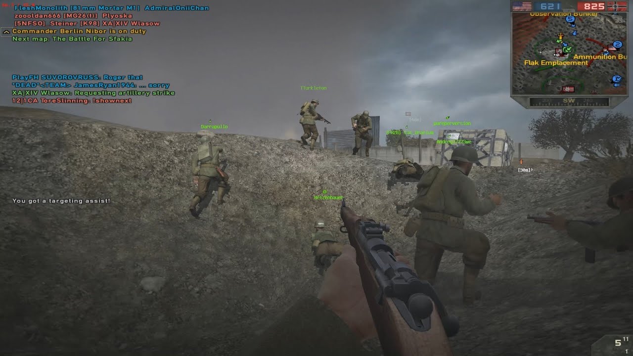 Forgotten Hope 2 Pointe du Hoc gameplay