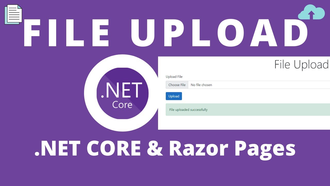 File Upload In Asp.net Core - How To Save A File In C# and ASP.NET Core Razor Pages