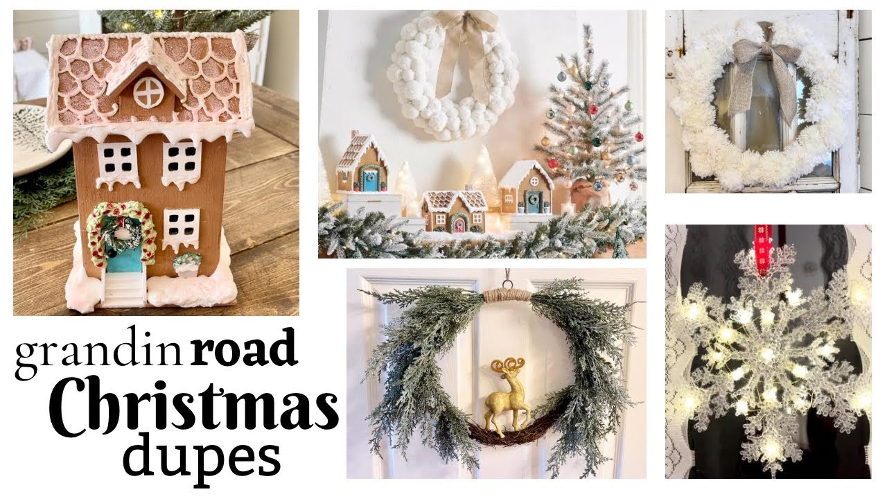 Christmas DIYs | Grandin Road Dupes