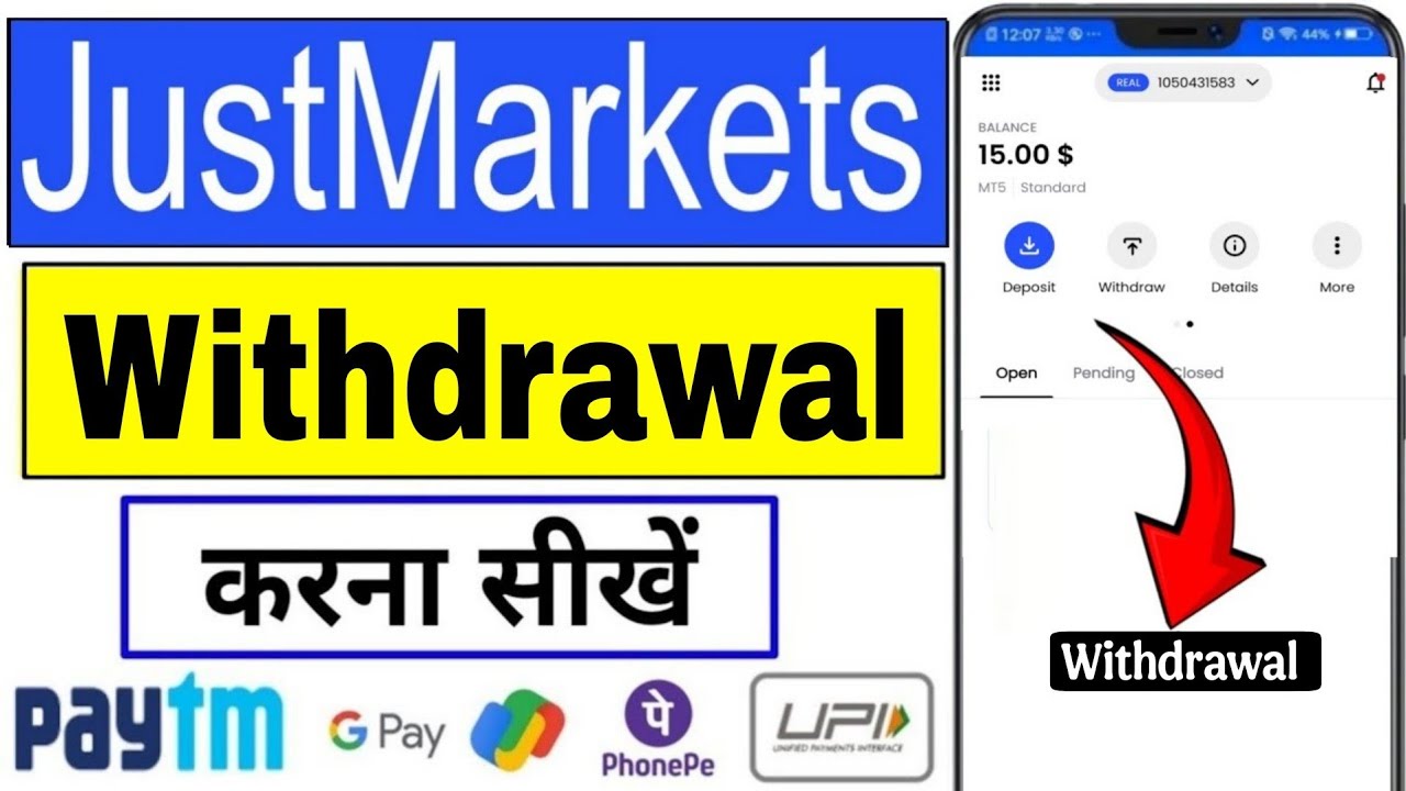 How to Withdraw USDT from JustMarkets Account to Trust Wallet  | Just Markets Withdrawal Kaise kare