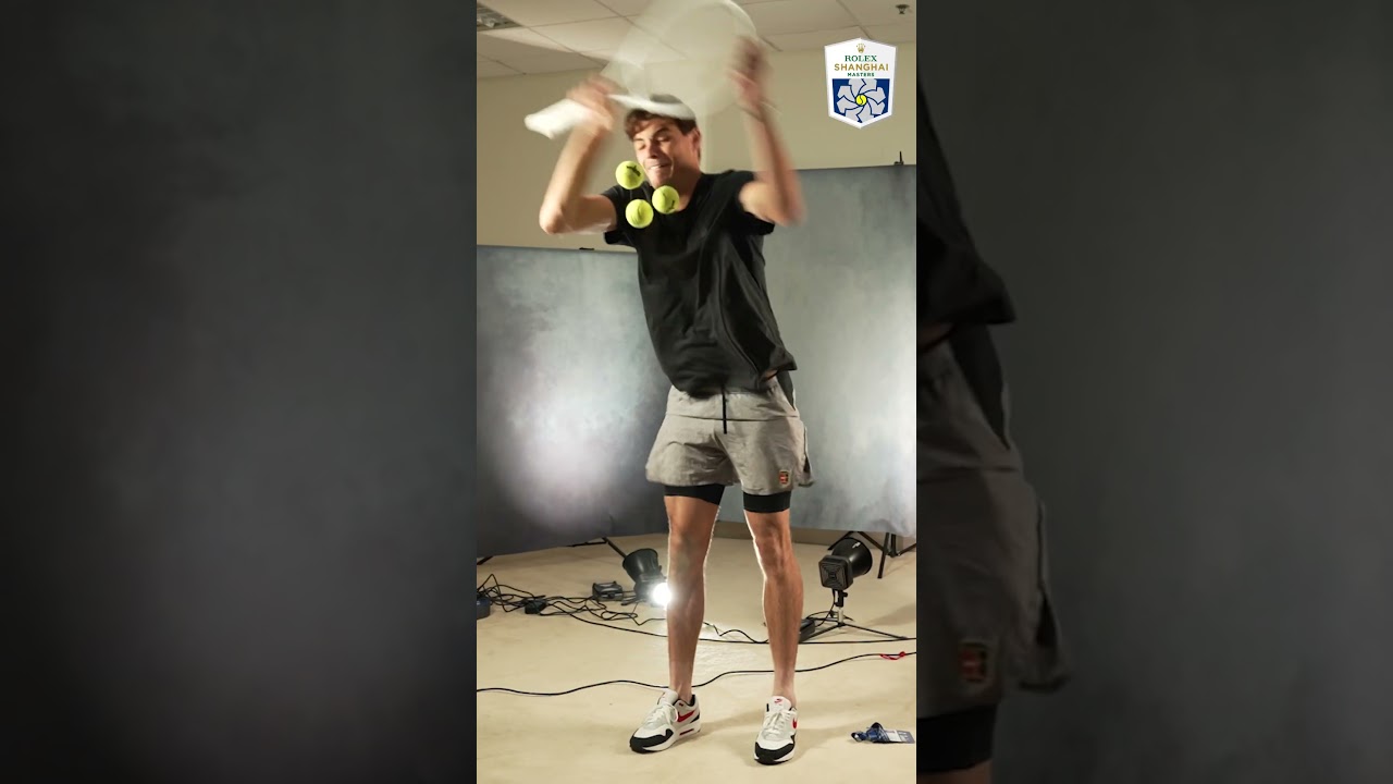 Tennis Players Test Out Their Skills In Our Around The World Challenge 👀