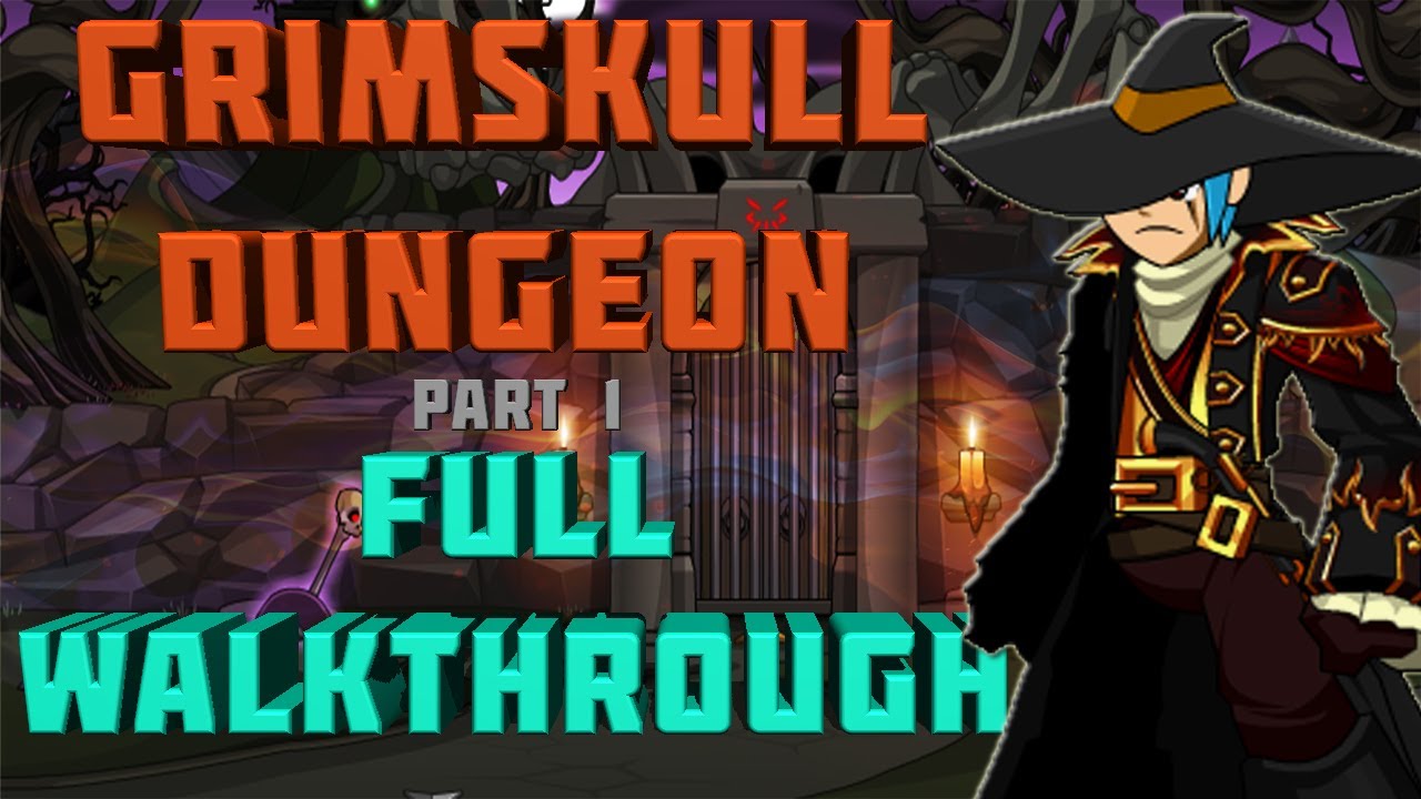 =AQW= Grimskull Dungeon Part 1 FULL Walkthrough! (/Join Doomvault)