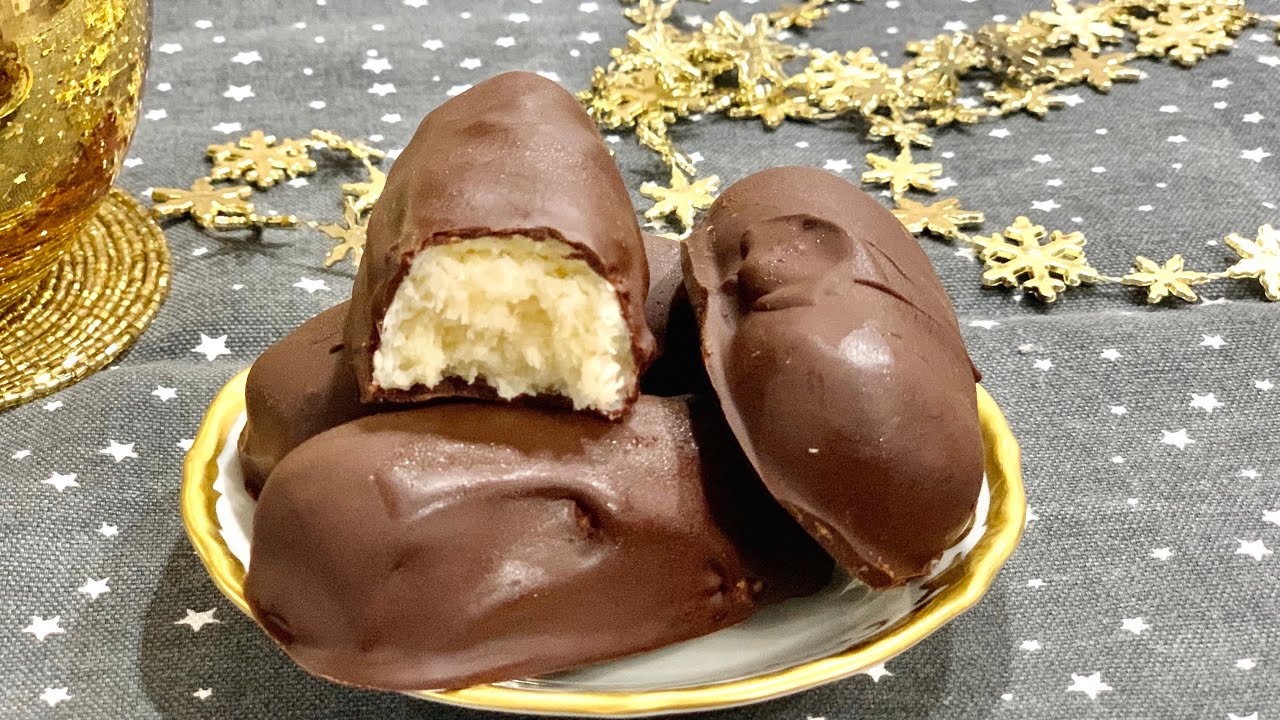 шоколадови блокчета Баунти - как да ги приготовим вкъщи - лесно и вкусно