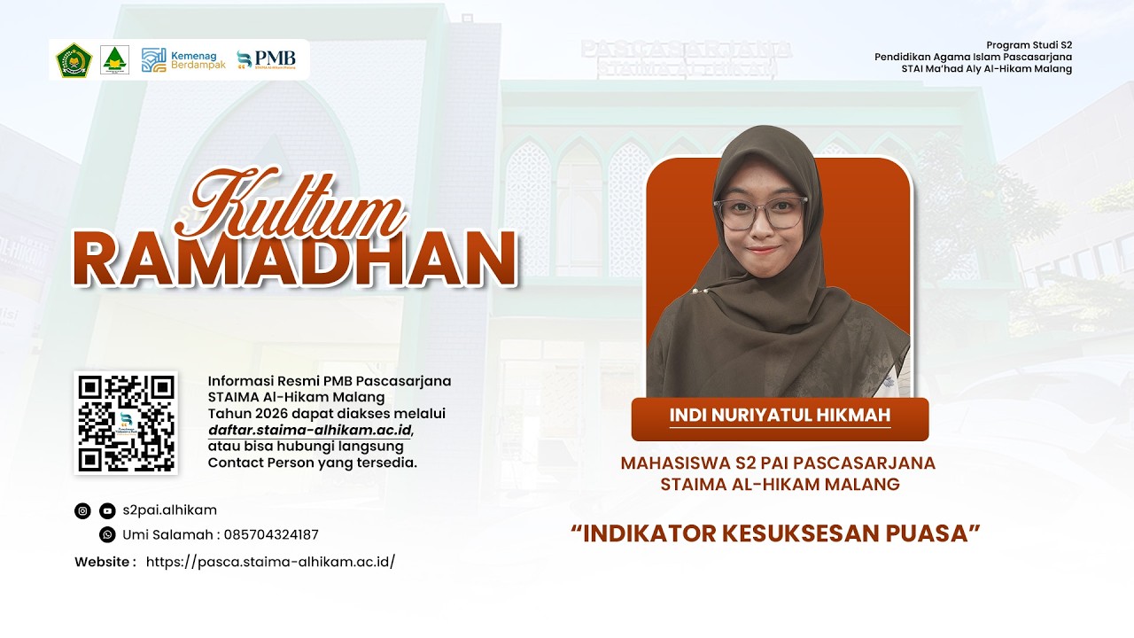 Kultum Ramadhan | “Indikator Kesuksesan Puasa