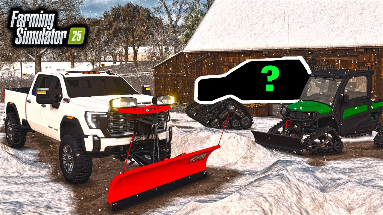 SNOWPLOW THE ABANDONED PROPERTY! (RARE FINDS) | FS25