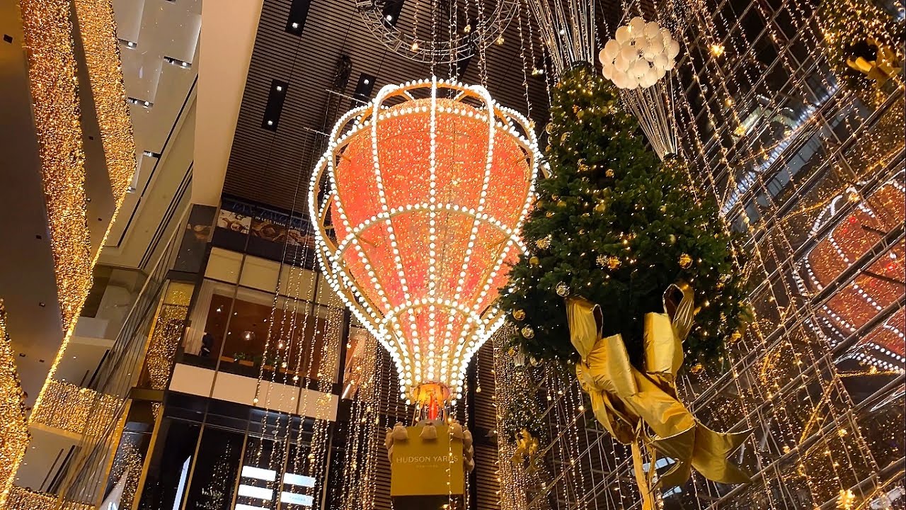 [4K]🎄NYC Christmas Walk, Hudson Yards & Vessel/ NOV 29. 2020