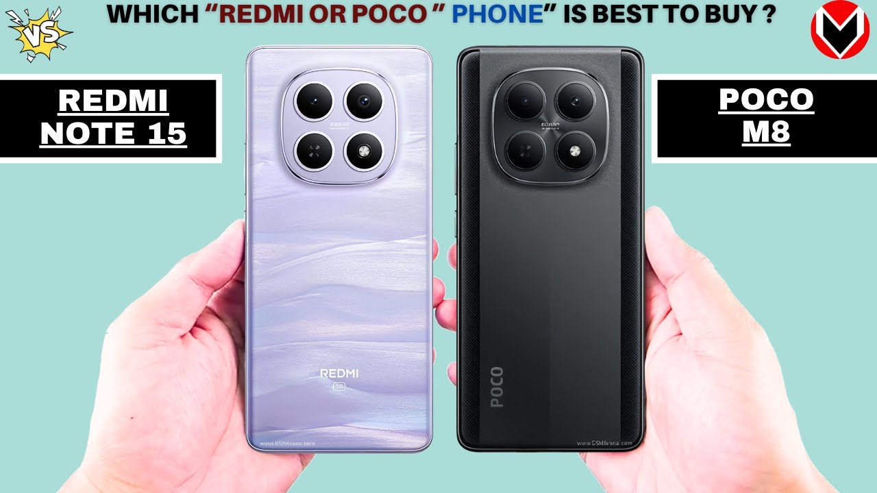 Redmi Note 15 5G Vs Poco M8 5G